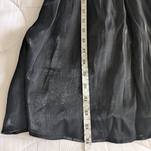 Heart & Heels Dress Juniors XL Black Cutout Plunge Front/Back Metallic Party Fun - Picture 15 of 15